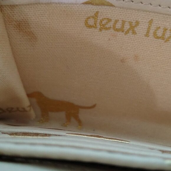 Deux Lux Ravello Crystal Embellished Woven Stripe Zip Around Wallet - Picture 8 of 15